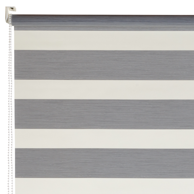 Store jour/nuit ECLIPSE coloris gris chiné 72 x 160 cm