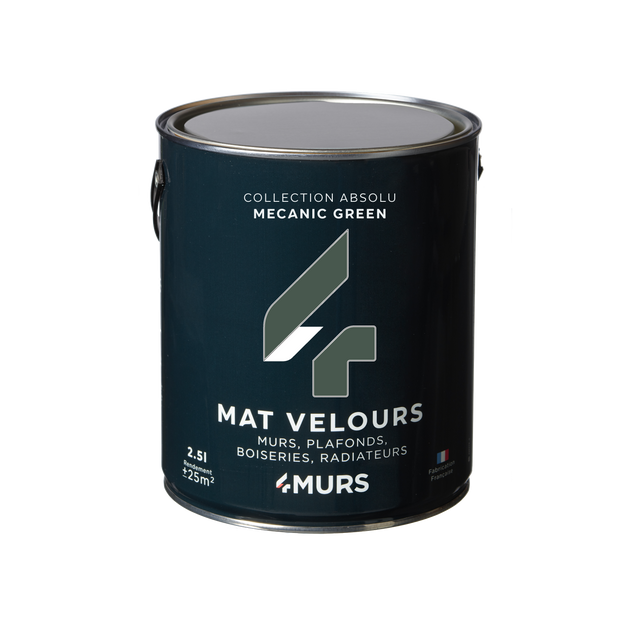 Absolu Peinture Peinture mecanic green Mat 2,5 L