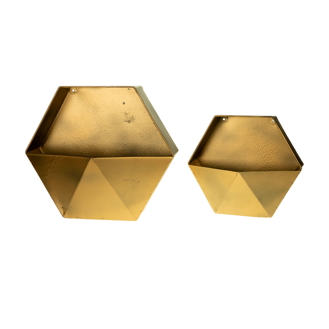 Pot suspendu SANDRO coloris or