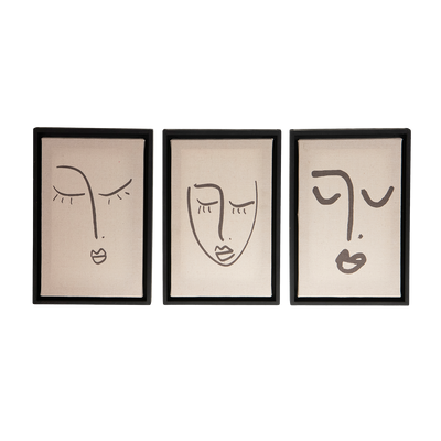 Toile encadrée Matmata Noir et blanc