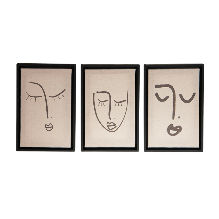 Toile encadrée Matmata Noir et blanc