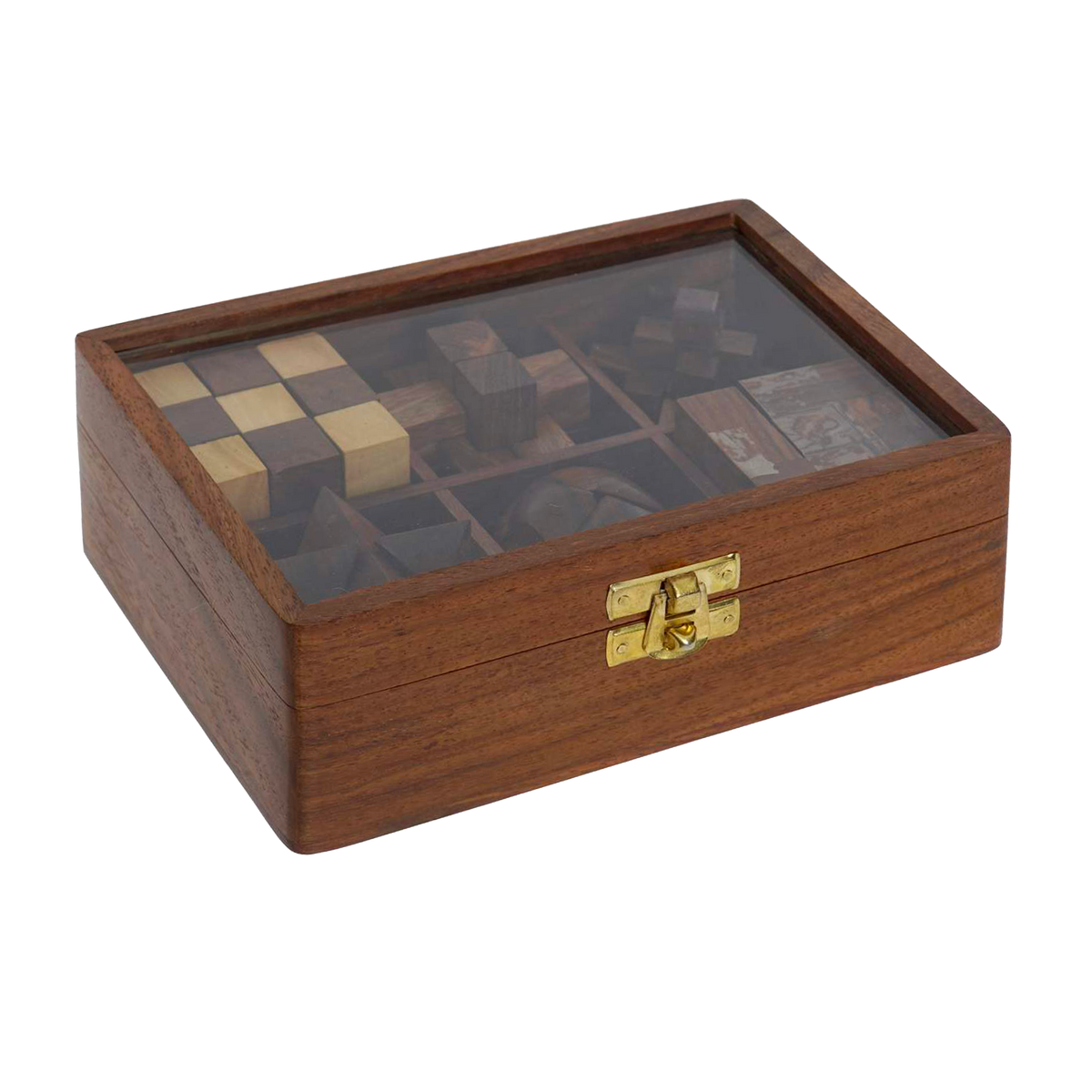 Casse-tête en bois Mix Brun