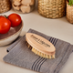 BÜRSTENHAUS REDECKER Brosse à récurer Brosse à legumes Brun