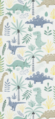 4MURS Papier peint intissé Dino Multicolore