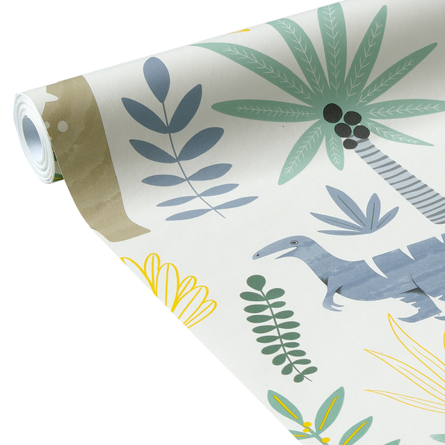 4MURS Papier peint intissé DINO coloris multicolore
