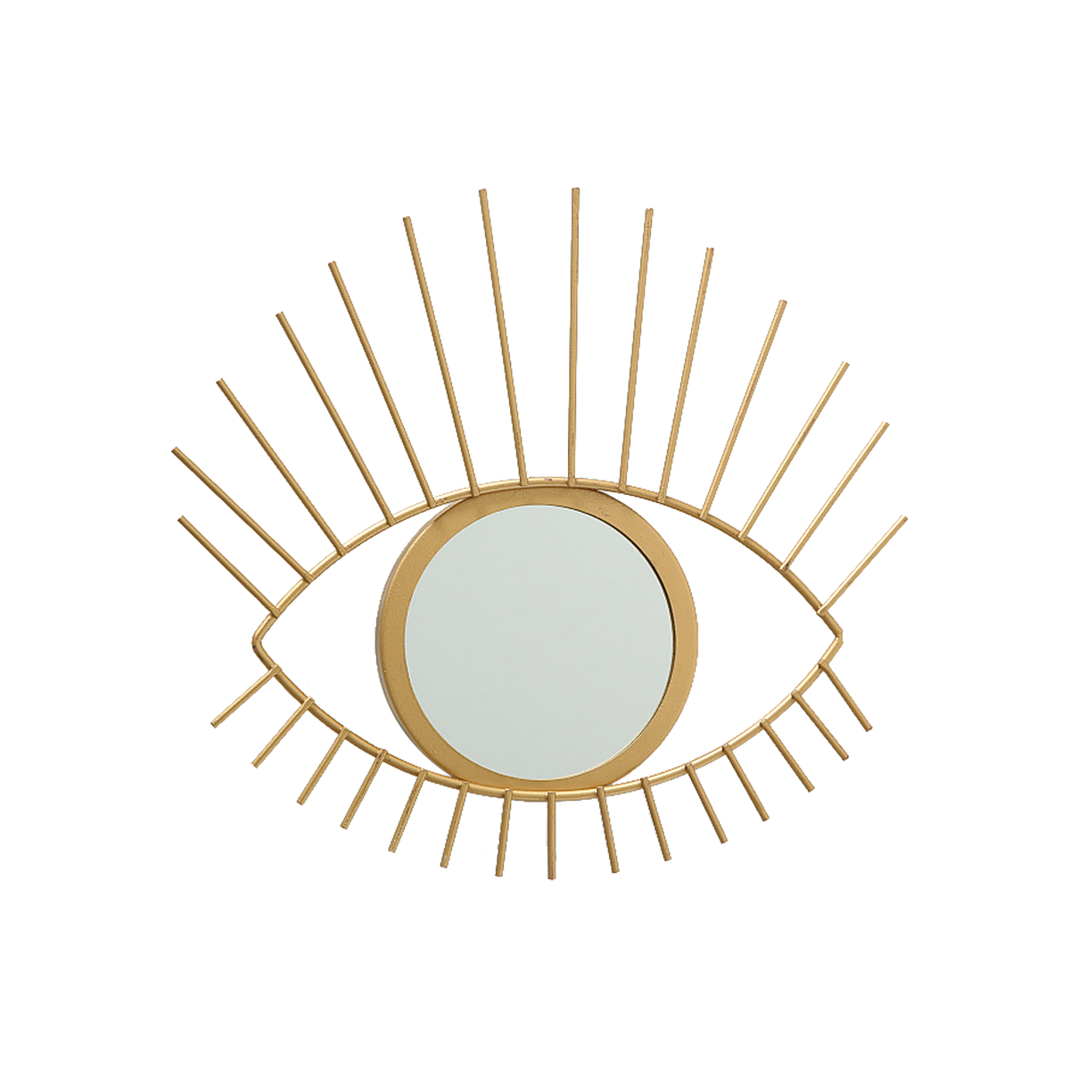 Miroir en métal Yazd Or