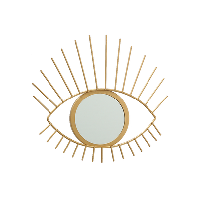 Miroir en métal Yazd Or