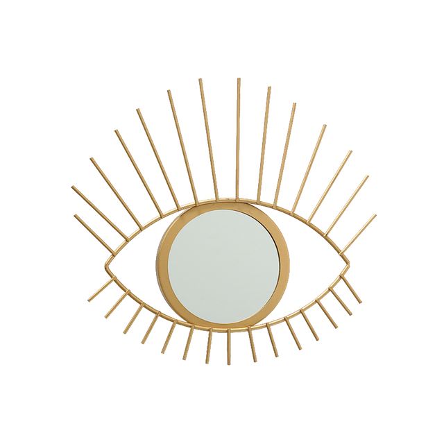 Miroir en métal YAZD 31 x 27 cm