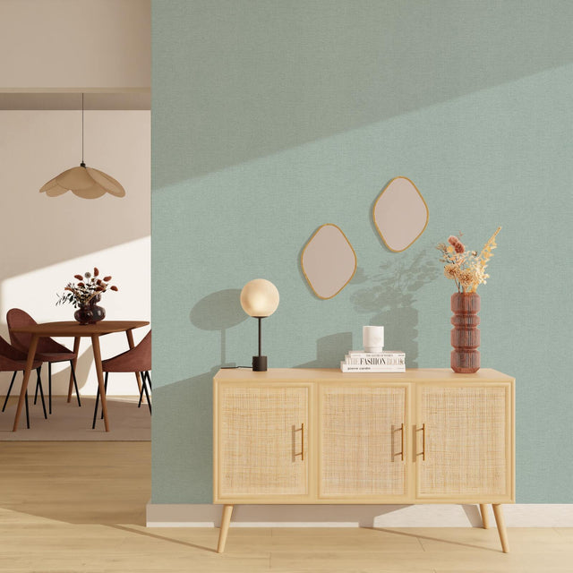 Papier peint intissé FLORENTINE coloris vert céladon