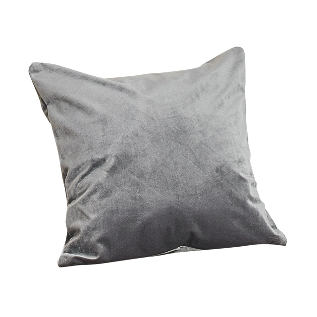 Coussin VILO coloris gris perle 45 x 45 cm