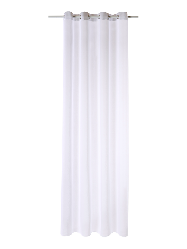 Voilage MEMOIRE coloris blanc 140 x 300 cm
