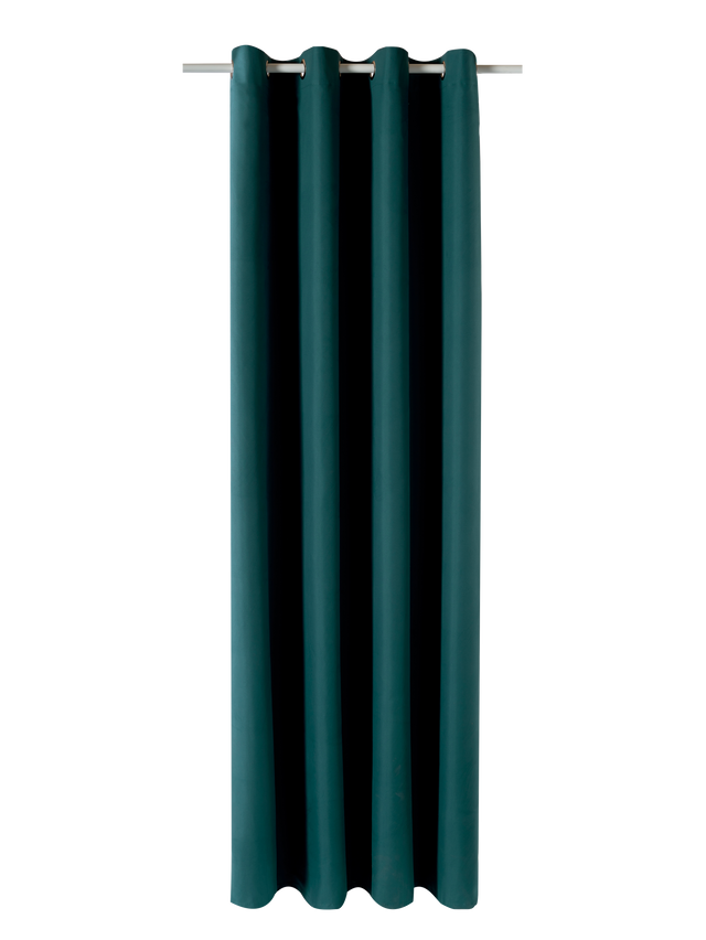 Rideau 100% occultant MANN bleu pétrole 140 x 260 cm