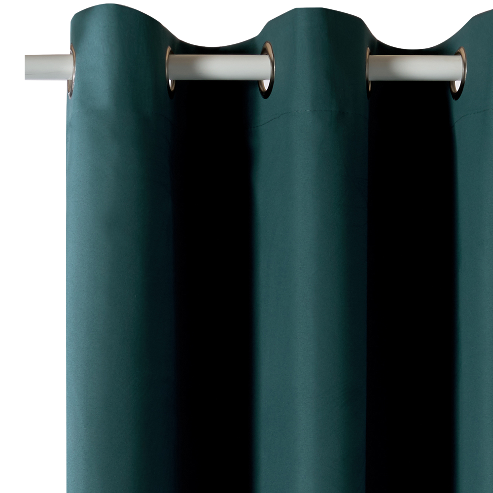 Rideau 100% occultant Mann Bleu pétrole