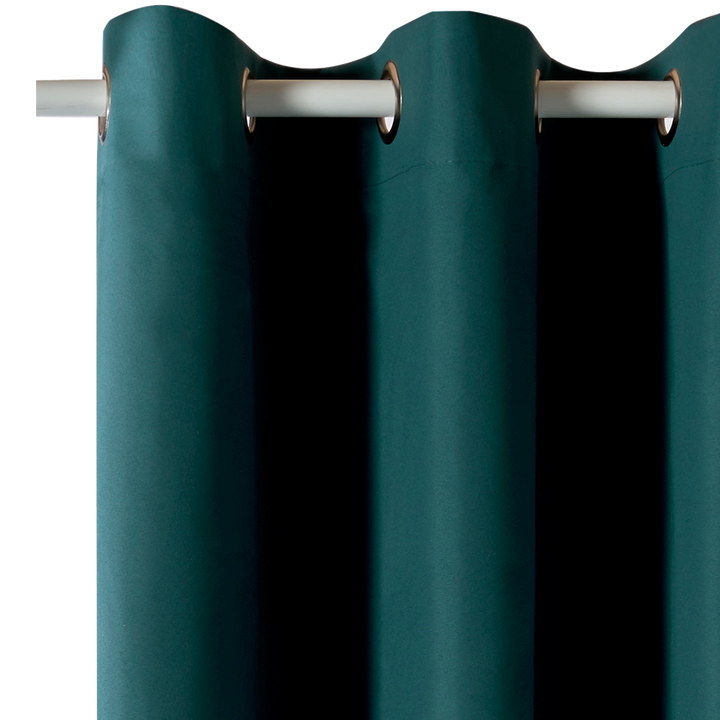 Rideau 100% occultant Mann Bleu pétrole