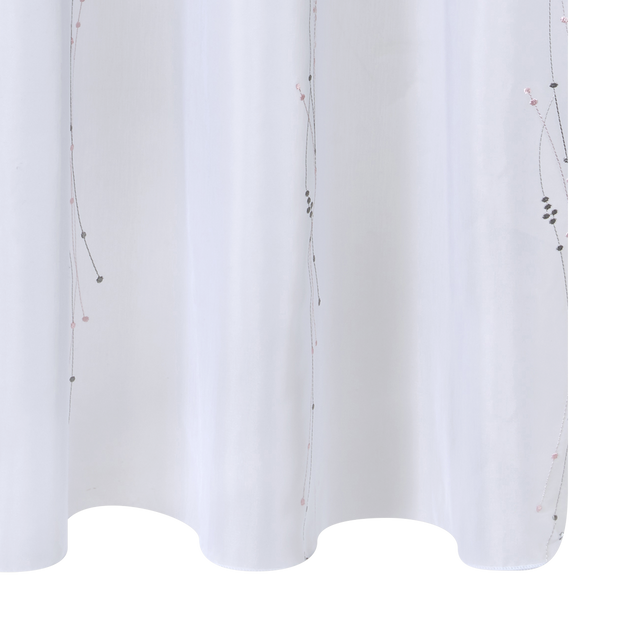 Voilage ERLINA coloris rose 140 x 240 cm