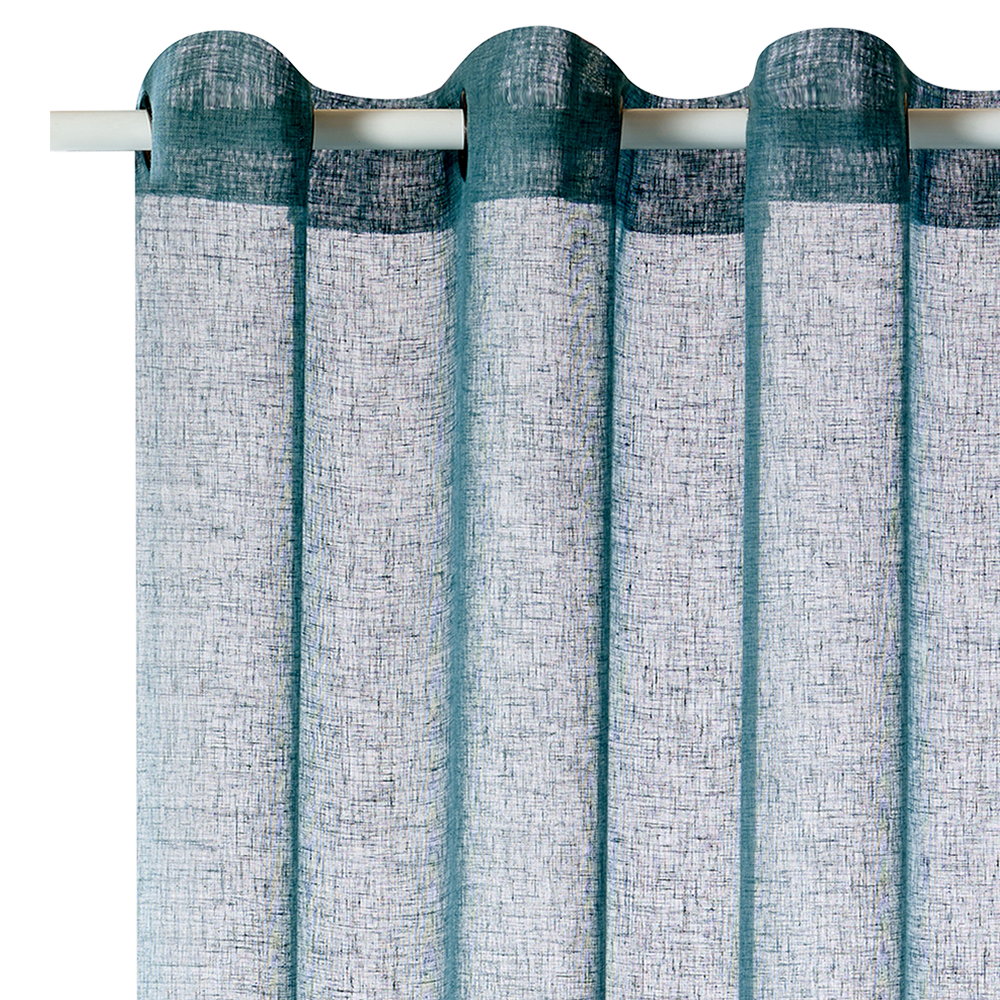 Voilage Micao Bleu pétrole