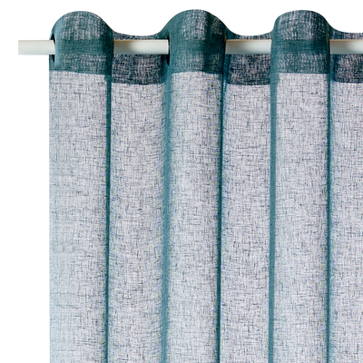 Voilage Micao Bleu pétrole