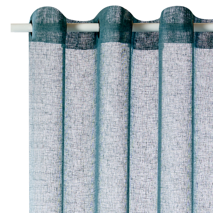 Voilage Micao Bleu pétrole