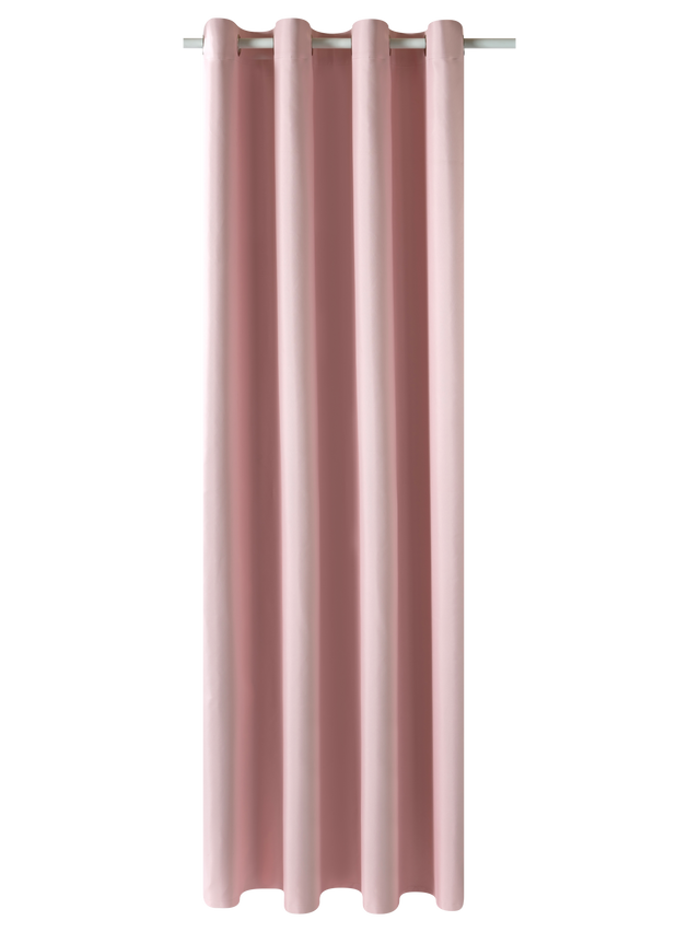 Rideau 100% occultant MANN coloris blush 140 x 260 cm
