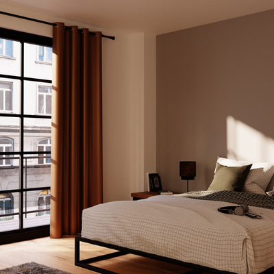 Rideau 100% occultant Mann Havane