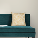 Housse de coussin Ardeco Jaune/blanc