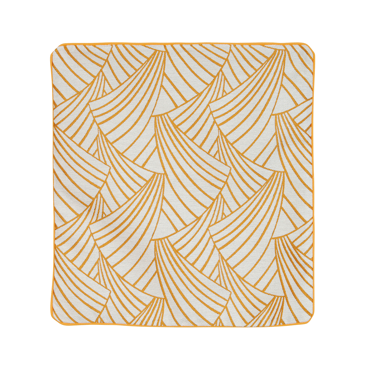 Housse de coussin Ardeco Jaune/blanc