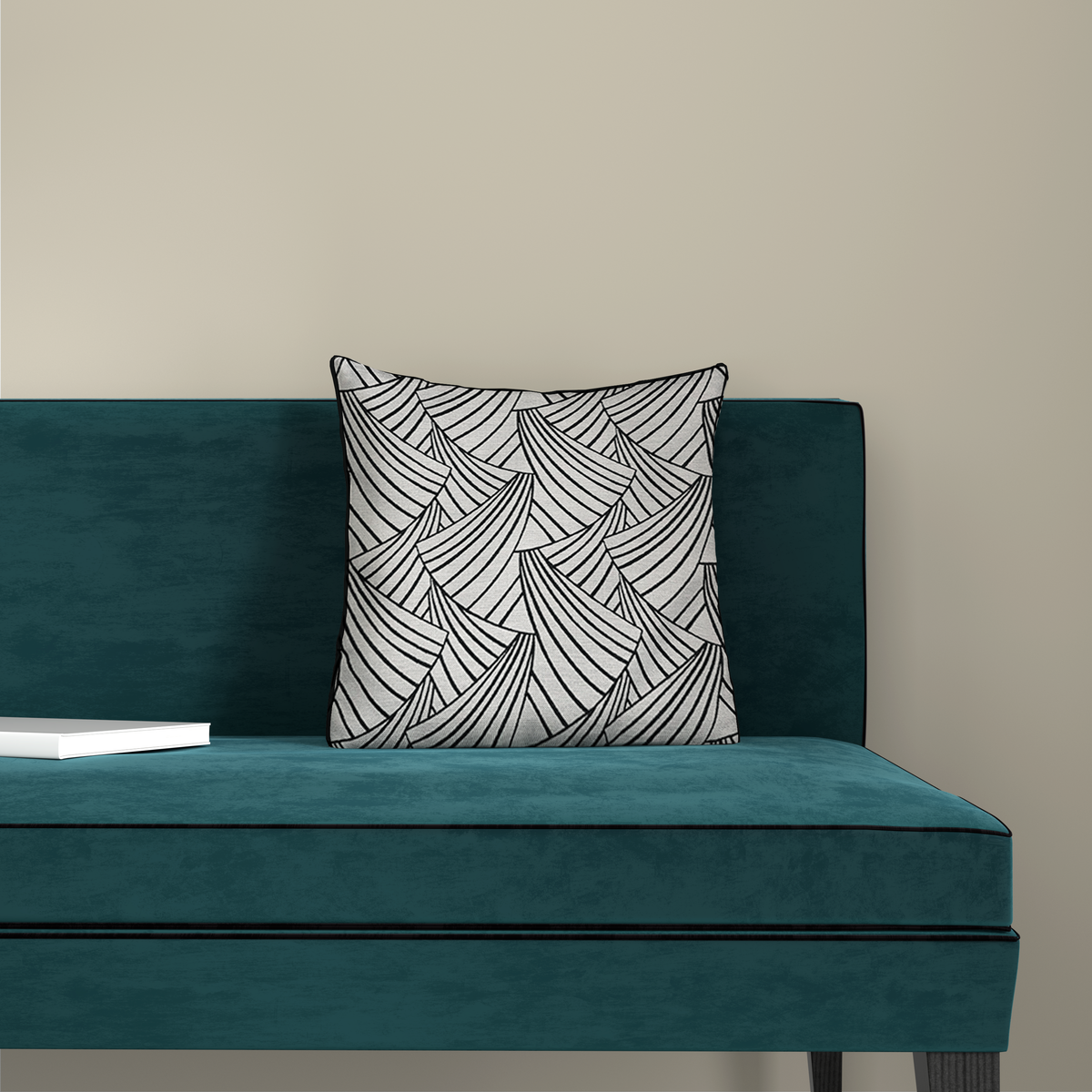 Housse de coussin Ardeco Noir