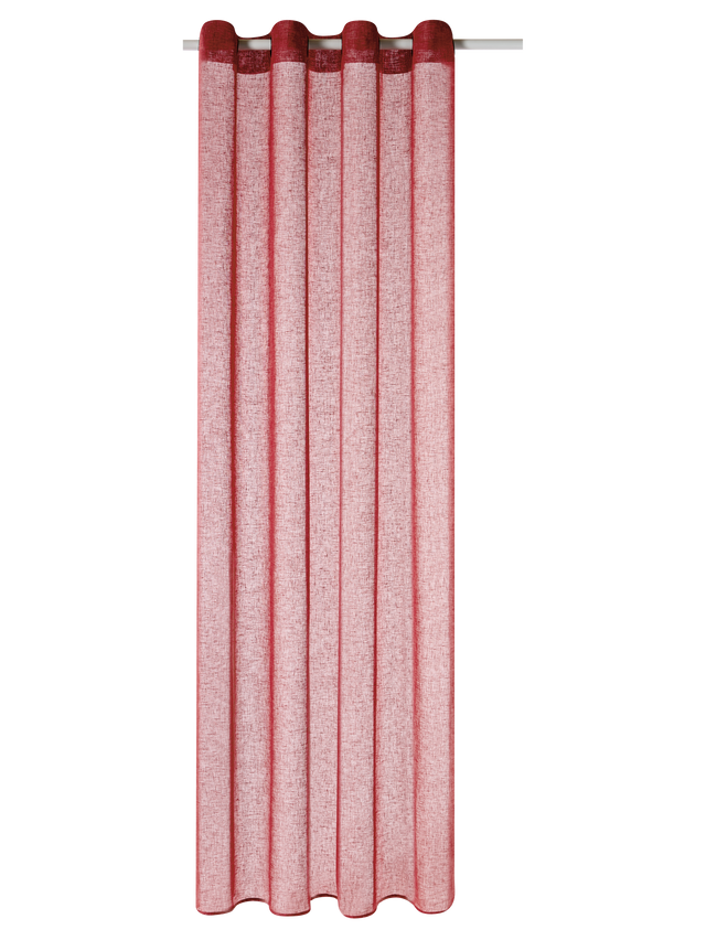 Voilage MICAO coloris terracotta 145 x 240 cm