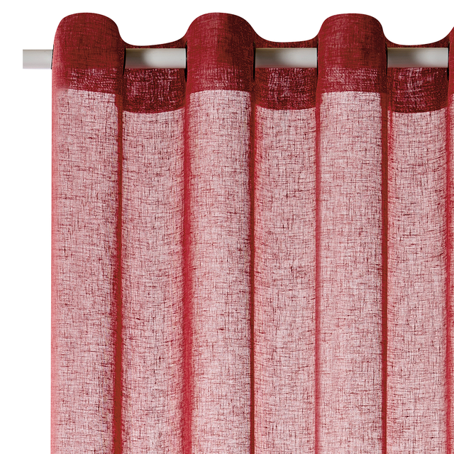 Voilage MICAO coloris terracotta 145 x 240 cm