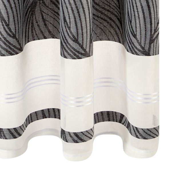 Voilage BAOBAB coloris noir 140 x 240 cm