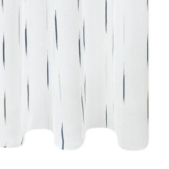 Voilage ORION coloris bleu paon 140 x 260 cm