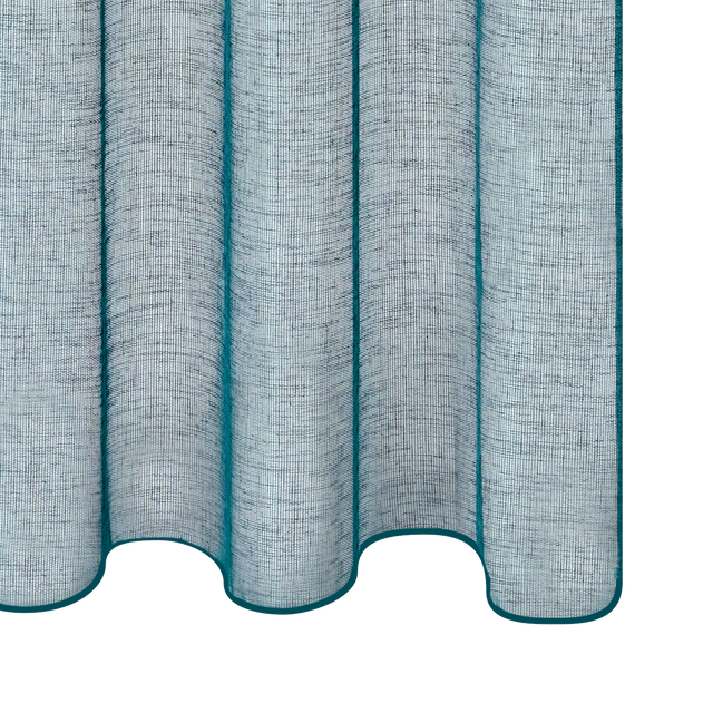 Voilage CANOAS coloris bleu 140 x 260 cm