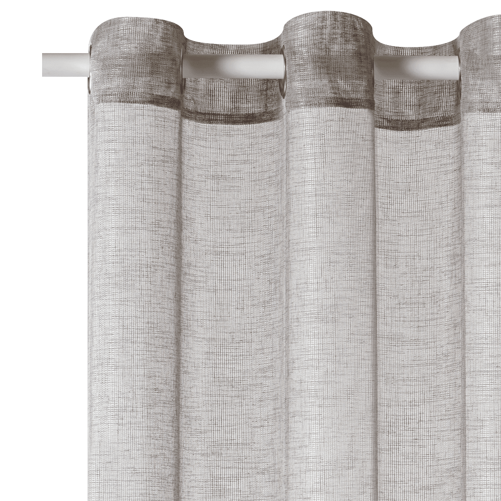 Voilage CANOAS coloris gris 140 x 260 cm