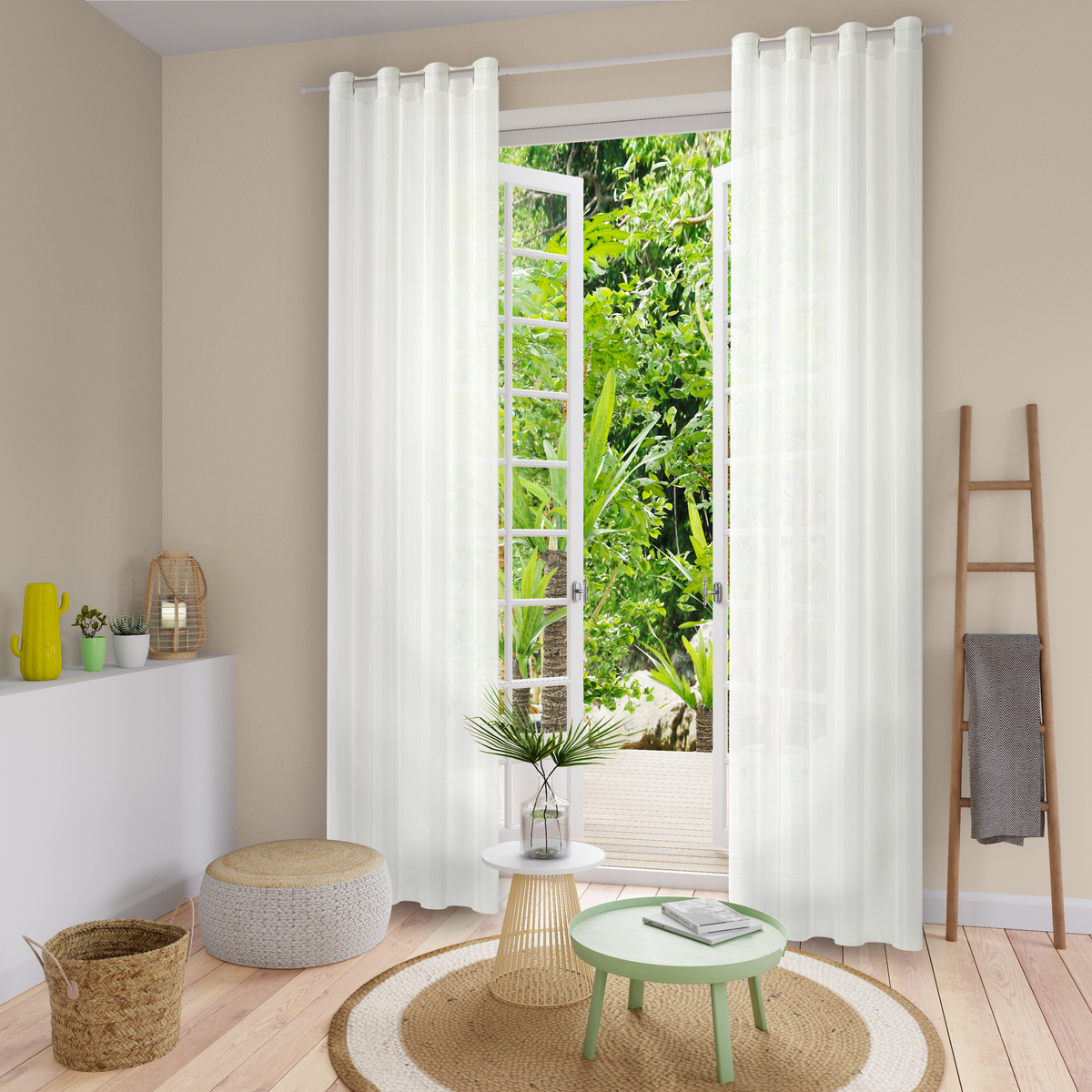 4MURS Voilage Canoas Ivoire