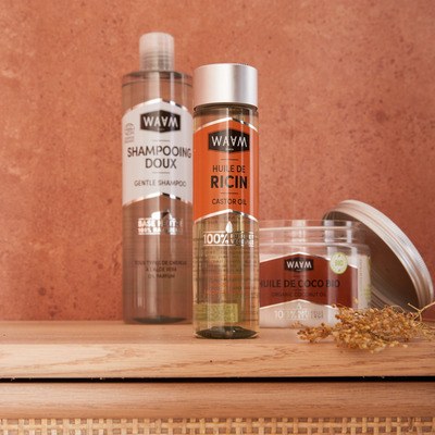 WAAM Huile corps et visage Huile de ricin Transparent 100ML