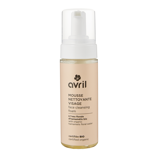 Avril Démaquillant MOUSSE NETTOYANTE VISAGE hamamélis