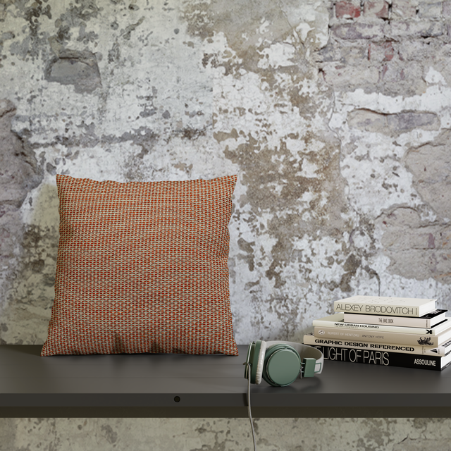 4MURS Coussin BLITZ coloris orange mandarine 45 x 45 cm