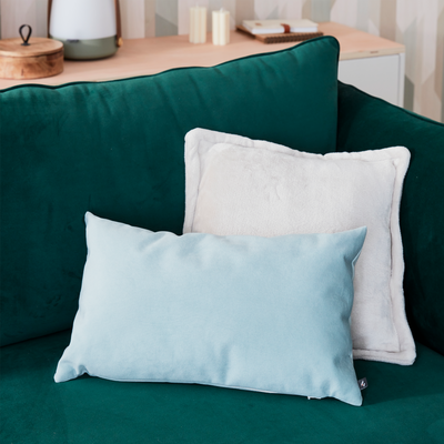 4MURS Coussin Lane Bleu glacier