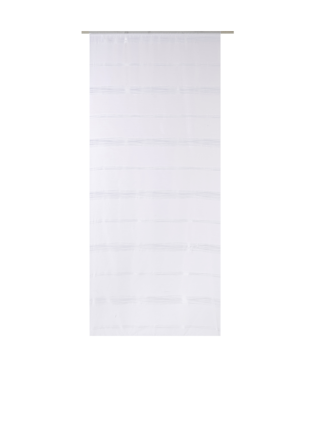 Vitrage BANIAN coloris blanc 90 x 220 cm