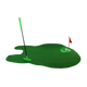Jeu Golf de toilette Vert