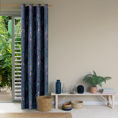 Rideau Manaus Bleu nuit