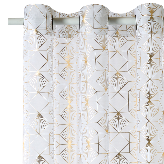 Voilage OLGA coloris or mat 140 x 240 cm