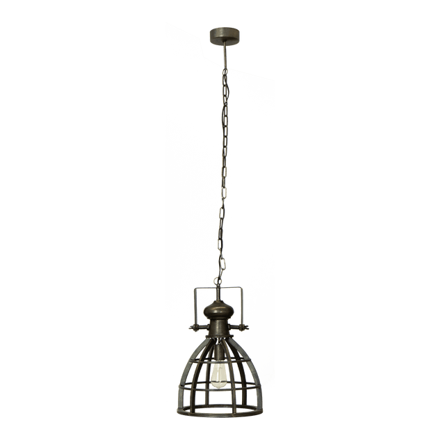 Suspension BARN coloris gris foncé 34 x 34 cm