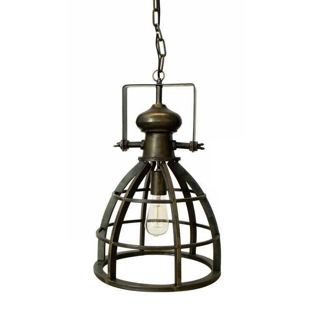 Suspension BARN coloris gris foncé 34 x 34 cm