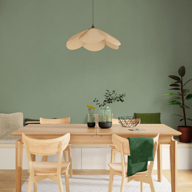 4MURS Papier peint intissé OPAL coloris vert de gris