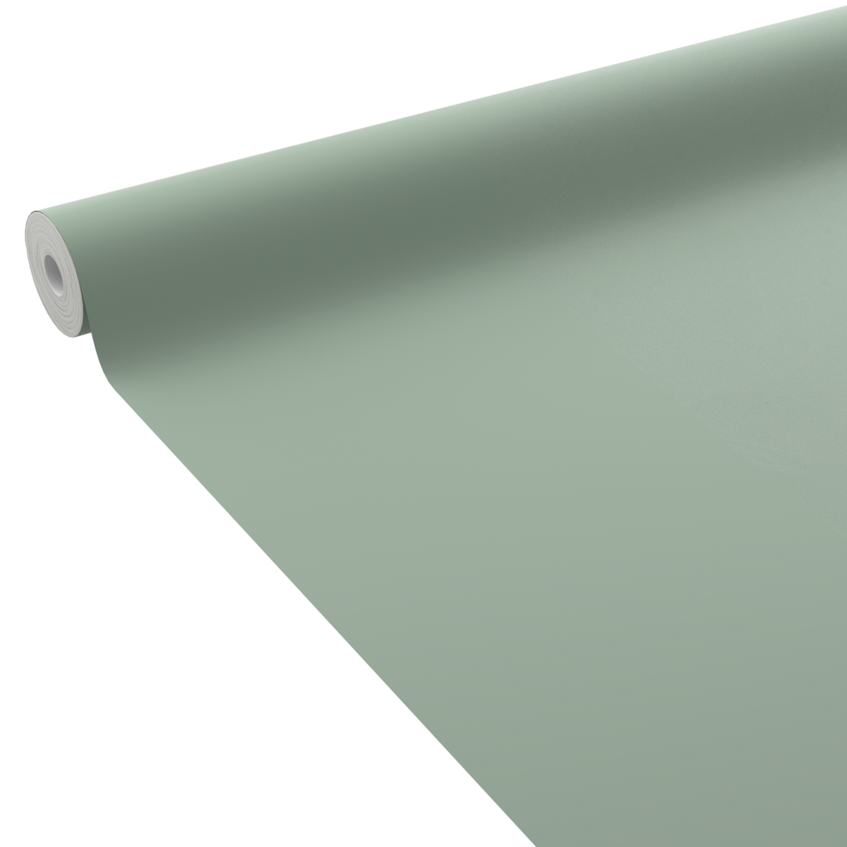 4MURS Papier peint intissé Opal Vert de gris Lisse