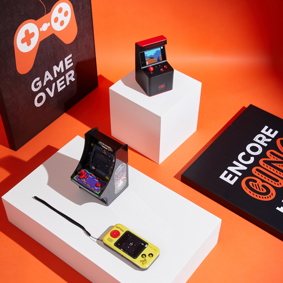 Mini console de jeu My arcade machine x Noir