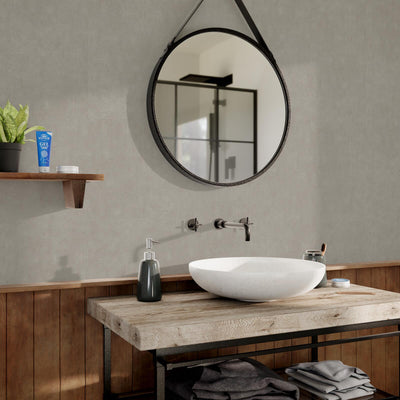4MURS Papier peint intissé Classic line Taupe Lisse