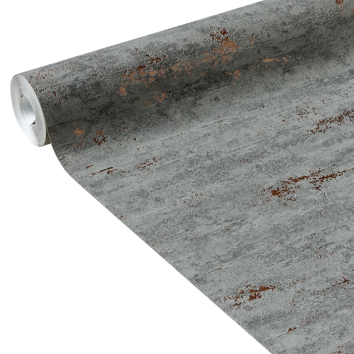 Papier peint intissé Well Gris souris