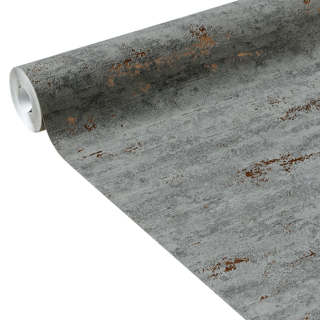 Papier peint intissé WELL coloris gris souris